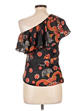 French Connection Short Sleeve Silk Top (view 2)