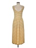 Gap Stripes Yellow Casual Dress Size M - photo 2