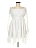Unbranded Solid White Casual Dress Size M - photo 1