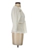 Zara 100% Polyester Ivory 3/4 Sleeve Blouse Size S - photo 4