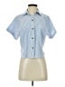 Aeropostale Stripes Blue Short Sleeve Blouse Size XS - photo 1