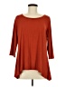 Eileen Fisher Orange 3/4 Sleeve Top Size M - photo 1