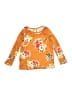 Unbranded Floral Orange 3/4 Sleeve T-Shirt Size M (kids) - photo 1