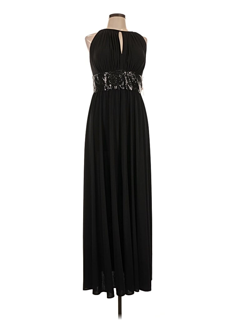 Pre-owned R & M Richards Cocktail Dress In Black