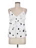 CAbi 100% Polyester White Tank Top Size M - photo 1