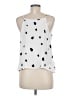 CAbi 100% Polyester White Tank Top Size M - photo 2
