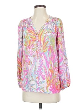 Lilly Pulitzer 3/4 Sleeve Silk Top (view 1)