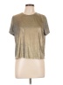Porridge Metallic Gold Short Sleeve Top Size Lg (3) - photo 1