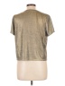 Porridge Metallic Gold Short Sleeve Top Size Lg (3) - photo 2