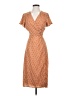 Leith Polka Dots Orange Casual Dress Size S - photo 1