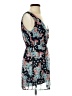 Love Tree 100% Polyester Floral Blue Cocktail Dress Size S - photo 4