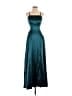 Unbranded 100% Polyester Teal Cocktail Dress Size 4 - photo 1