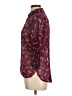 Attention Burgundy 3/4 Sleeve Blouse Size L - photo 5