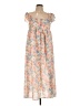 Hem & Thread Floral Pink Casual Dress Size L - photo 1