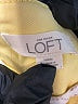 Ann Taylor LOFT Color Block Yellow Casual Pants Size 4 - photo 7