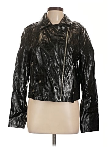 Topshop Leather Jacket (view 1)