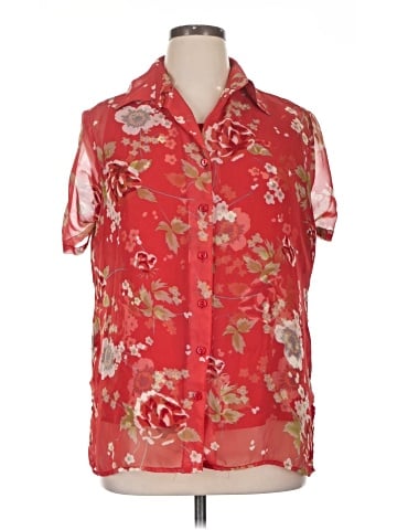 Kathie Lee Short Sleeve Blouse (view 1)