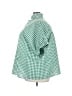 Shein Checkered-gingham Green Short Sleeve Blouse Size 4XL - photo 5