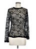 Wanderlux Black Long Sleeve Blouse Size M - photo 1