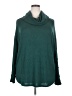 Peace & Pearls 100% Polyester Teal Turtleneck Sweater Size 2X - photo 1
