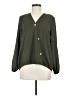 Fred David 100% Polyester Green Long Sleeve Blouse Size M - photo 1