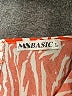 MSBASIC 100% Rayon Animal Print Orange Casual Dress Size L - photo 7