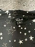 Rails 100% Viscose Rayon Stars Black 3/4 Sleeve Blouse Size L - photo 7