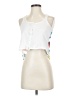 Chloe K 100% Cotton White Tank Top Size XS - photo 1