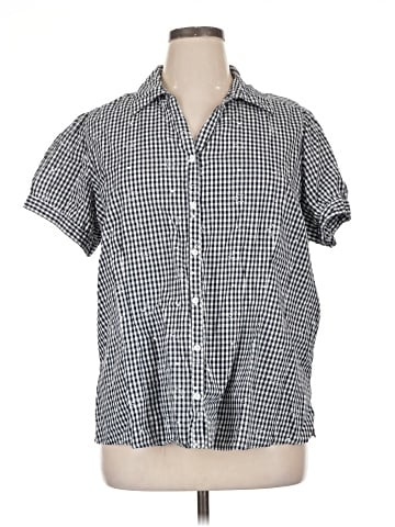 Sag Harbor Short Sleeve Button-Down Shirt (view 1)