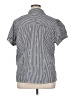 Sag Harbor 100% Cotton Checkered-gingham Silver Short Sleeve Button-Down Shirt Size 1X - photo 2