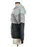 Doublju Color Block Gray Zip Up Hoodie Size M - photo 5