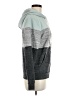 Doublju Color Block Gray Zip Up Hoodie Size M - photo 4