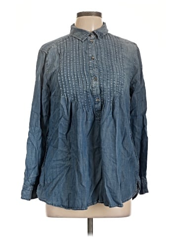 American Eagle Outfitters Long Sleeve Blouse (view 1)