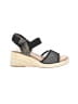 Zodiac Black Wedges Size 6 - photo 1