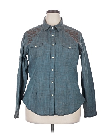 Panhandle Long Sleeve Button-Down Shirt (view 1)