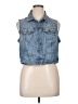 Torrid Blue Denim Vest Size 1X Plus (1) - photo 1