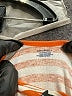 Gerber 100% Cotton Stripes Orange Long Sleeve Onesie Size 3-6 mo - photo 3