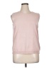 August Silk Pink Sweater Vest Size 1X - photo 1