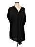 Made By Johnny Black Short Sleeve Blouse Size L - photo 1