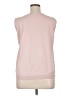August Silk Pink Sweater Vest Size 1X - photo 2