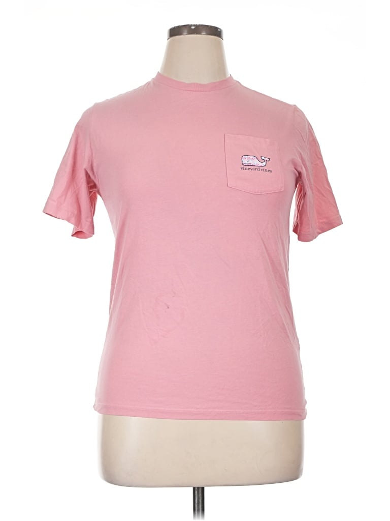 Pre-owned Vineyard Vines Short Sleeve T-shirt In Pink