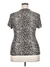 212 Collection Silver Short Sleeve Blouse Size XXL (estimated) - photo 2