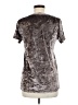 Pol Metallic Silver Short Sleeve T-Shirt Size M - photo 2