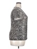 212 Collection Silver Short Sleeve Blouse Size XXL (estimated) - photo 4
