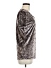 Pol Metallic Silver Short Sleeve T-Shirt Size M - photo 4