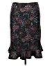 PASSPORTS Paisley Black Formal Skirt Size XL - photo 1