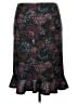 PASSPORTS Paisley Black Formal Skirt Size XL - photo 2