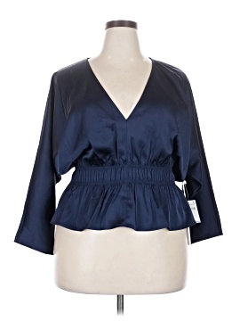 Good American 3/4 Sleeve Blouse (view 1)