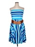 Maurices Stripes Blue Casual Dress Size 16 (1) - photo 1