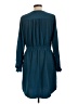 Mossimo 100% Polyester Solid Teal Casual Dress Size L - photo 2